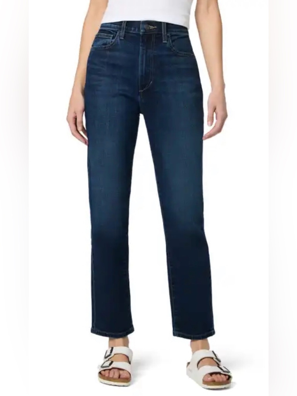 Frame Women's Le High Straight Jeans dark blue wash size 31 x26